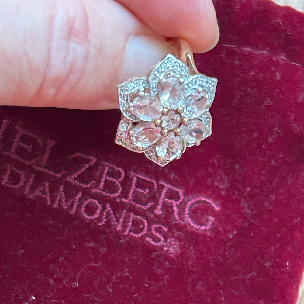 Gold plated sterling silver ring